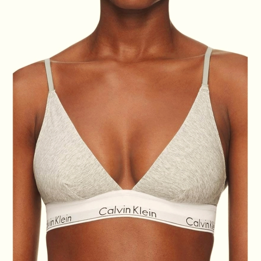 Calvin Klein CK Icon Cotton Modal Triangle Bralette